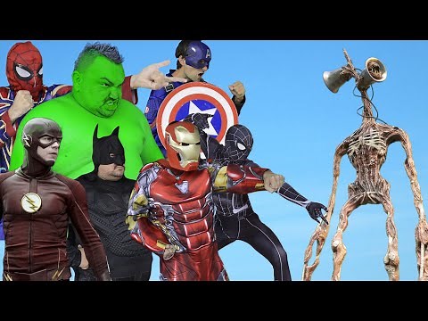 Superheroes VS Siren Head