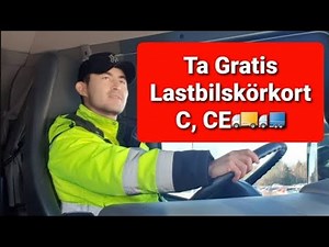 Del2 ~ Ta Lastbil Körkort ( C , CE ) helt kostnadsfritt | Jobba som Lastbil chaufför. Ta körkort #4k