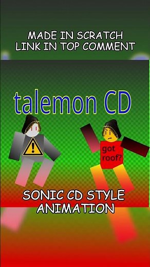 Sonic CD Remake Looks Insane in Scratch #sonic #animation #impressive