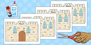 Tricky Words 3D Castle Visual Aid