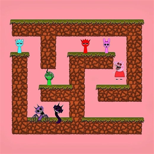 Peppa Pig Devours All the Sprunki in the Labyrinth #animation #shortsfunny #funny #sprunki