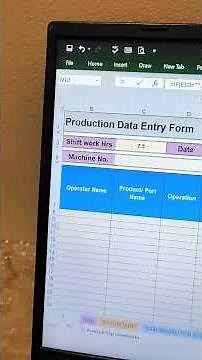 Production report with OEE Graphical Dashboard