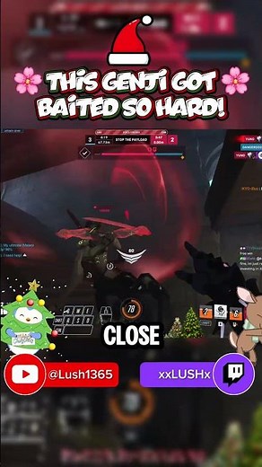 This Genji Got BAITED So HARD! #overwatch2 #gaming #lifeweaver #overwatchclips #ow2