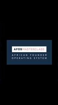 AFOS Masterclass: Apply Now to Join! #afos #foundersbattlefield