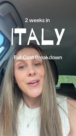 FULL COST BREAKDOWN! 💸🇮🇹 We spent two weeks in Italy, and here’s exactly what it cost! We’re not budget travelers, but we’re not luxury travelers either — we like sitting right in the middle. If you’re dreaming of your own Italy trip, I’m a travel agent and would love to help you plan and book the perfect getaway! 🌍✈️💙 #italyitinerary #costbreakdown #travelonabudget #traveltok #budgettraveltips
