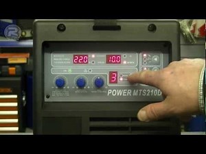 MIG/TIG/Arc Welder demo. R-Tech Multi-Process MIG welder MTS210D