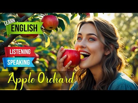 Apple Orchard | English Listening Skills - Speaking Skills | Apple Picking