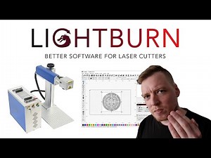 Lightburn Faserlaser Tutorial in Deutsch und für Anfänger | Alles was du wissen musst | Bild Gravur