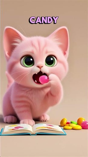 Pink Cat vs Homework… Candy and Video Games Win! 😂🐱