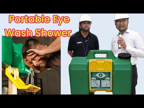 What is Safety Shower | Portable Eye Wash Shower | Chemical Splashing | Laboratory Safety | Udyogi