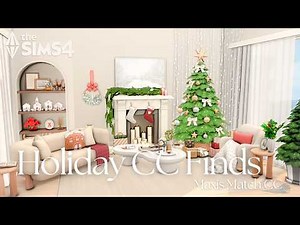 ✨ Holiday Maxis Match CC Finds 🎄 The Best Christmas Sets for Your Sims!