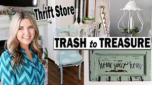 Trash to Treasure - Thrift Store Upcycle Makeover