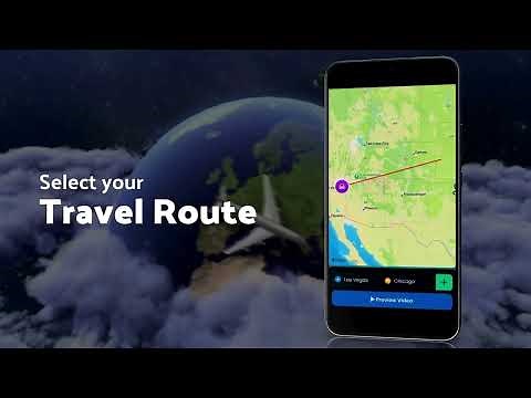 TravelAnimator | Animate your Journey | App Preview 🎬 | #travelanimator