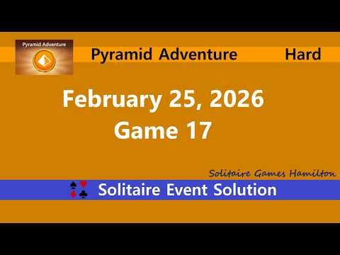 Pyramid Adventure Game #17 | February 25, 2026 Event | Hard