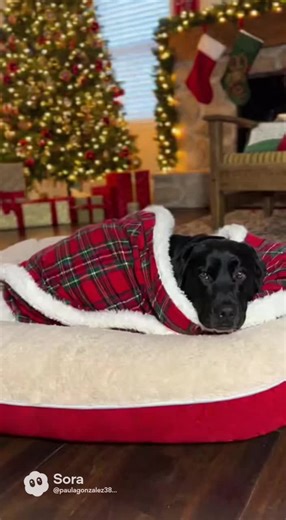 #ai #dogsoftiktok #winterwonderland #soraai #labradorretriever