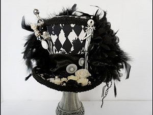 How to make a Halloween top hat, DIY HAT
