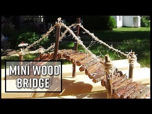 How to Make a Mini Wood Bridge with Twigs