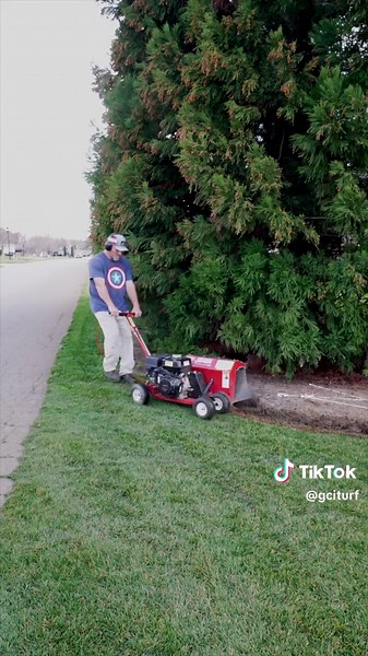 Crisp lawn edges #lawncare #lawnedging #edging #lawn #bededger #diy