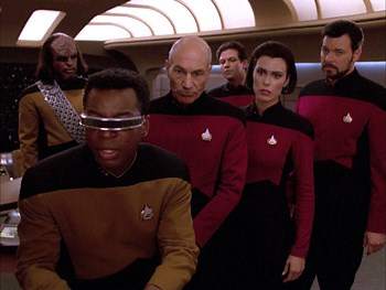 Star Trek: The Next Generation S5E14 "Conundrum" - TV Tropes