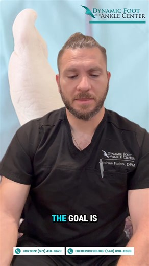 🎥 Dr. Falco: Return-to-Play After High Ankle Sprains Recovery time depends on the severity of the syndesmotic (high) ankle sprain. Grade 1: Ligament is stretched but stable. Most patients return in 4–6 weeks, sometimes up to 12, using non-surgical care like a boot, casting, bracing, and PT. Grade 2–3: More severe tears often require surgical intervention, with return to play typically around 2–4 months. If you’re unsure about the severity of your ankle injury, it’s important to get evaluated. �