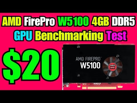 The $20 4GB AMD FirePro W5100 Graphics Card: Still a Steal in 2024? | GPU FPS Benchmark Test