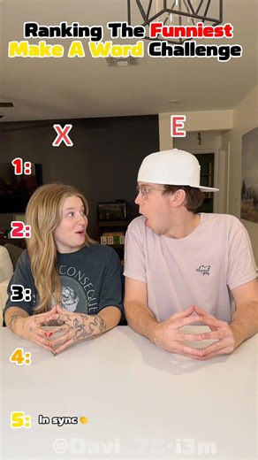 Ranking The Funniest Make A Word Challenge Moments 😂 #shorts #makeaword #challenge #trending #viral