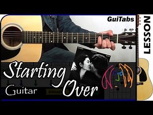 How to play (JUST LIKE) STARTING OVER - John Lennon 👓 / GUITAR Lesson 🎸 / GuiTabs N°065