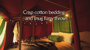 9.6K views · 231 reactions | It won't be long until the glamping tents return to Leeds Castle. Book your stay from the Easter Weekend until end of September. Stay onsite and enjoy the luxury of a four poster bed, warming wood burning stove, crisp cotton bedding and snug furry throws. https://leeds-castle.com/Accommodation/Knight%26apos%3Bs+Glamping | Leeds Castle, Kent | Facebook