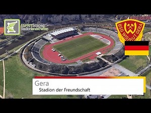 Stadion der Freundschaft | BSG Wismut Gera | Google Earth | 2015