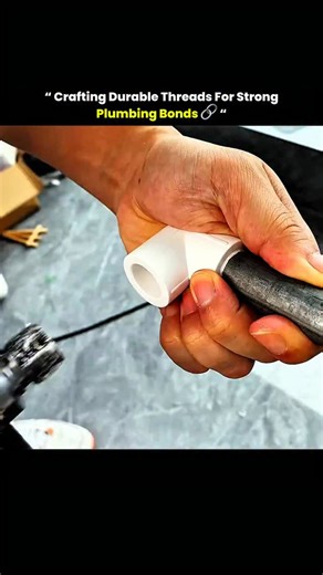 @solved_science on Instagram: "Thread formation ensures water lines withstand pressure, vibration, and temperature changes. By cutting precise internal and external threads, plumbers create a mechanical seal that prevents leaks, strengthens joint alignment, and supports stable flow across residential and commercial plumbing systems. Via : kamedibhandar /tt #crafting #durable #threads #strong #plumbing #bonds #tech #knowledge #technology #history #usa #innovation #fyp #viral #didyouknow #reels"