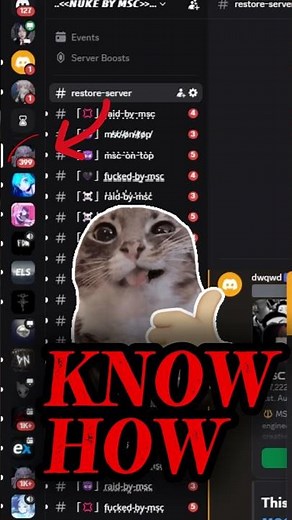 How to nuke a discord server without admin perms#discord #nuke #raid #xuhuong #botdiscord #nukebot