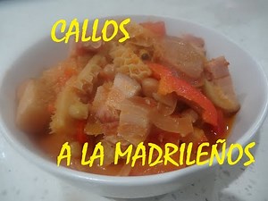 Pinoy cooks "Callos A La Madrileños" / Spanish Callos / Beef tripe Stew