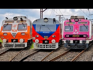 😱 Triple Train Action !!! 🚆Indian Railways Railfanning Compilation Video ✅