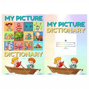 My Picture Dictionary for Toddlers Preschoolers Kindergartners Grade Schoolers Waterproof Tearproof 8.5x11" (Tropical)