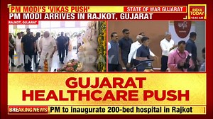 PM Narendra Modi inaugurates multispecialty hospital in Rajkot. #Rajkot #NarendraModi #News | India Today