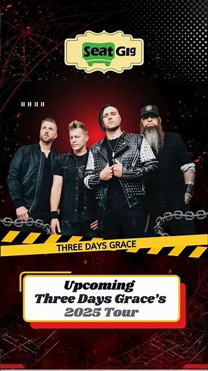 Three Days Grace 2025 Tour Announcement! ‪@ThreeDaysGrace‬ - #threedaysgrace #rockmusic