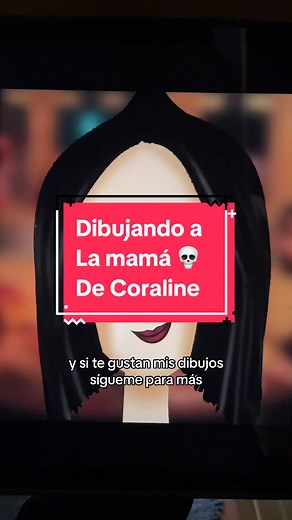 Dibujando a la mamá de Coraline - Tutorial Paso a Paso