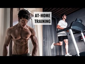 My Lockdown HOME Workout Routine To Build Muscle (Weights + Cardio)