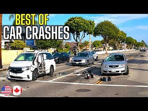 BEST OF CAR CRASHES COMPILATION | USA & CANADA - 48