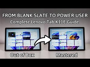Lenovo Tab K11E – All Tutorials, Setup, Tips & Hidden Features