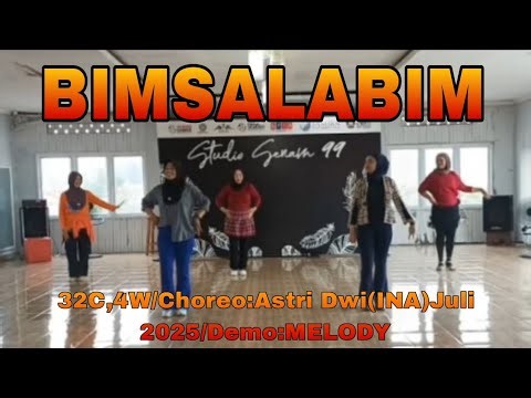 BIMSALABIM/32C,4W/Choreo:Astri Dwi((INA)Juli 2025/Demo:Melody