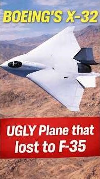 UGLY JET that Replaced the F-16 | Boeing X-32 #usmilitarycombat #military #defense