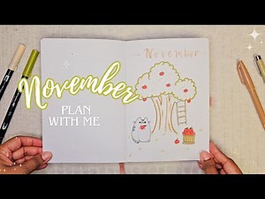Pusheen and apples pies - November theme!