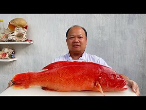 Recipe for the best red grouper, the most expensive fish in the ocean // Asian chef