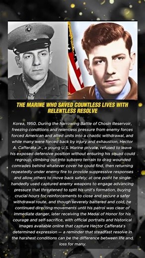 THE MARINE WHO SAVED COUNTLESS LIVES WITH RELENTLESS RESOLVE