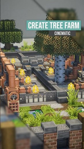 This Create Mod Tree Farm Is Oddly Satisfying