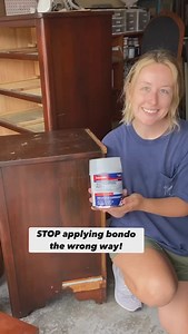 1M views · 4.4K reactions | Apply bondo the right way #bondo #sanding #sander | EZFurnitureFlipz | Facebook