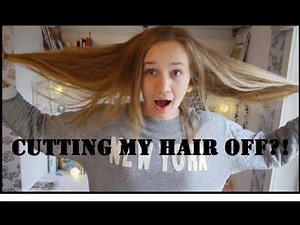 Cutting My Long Hair Short! (Before and After)