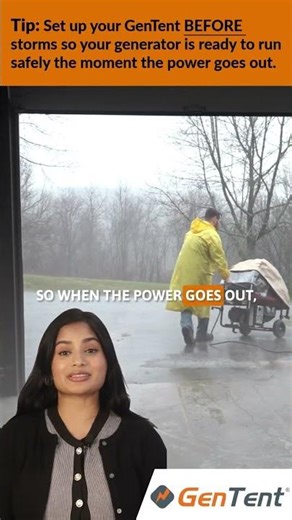 GenTent Tip Tuesday - Set Up Your GenTent BEFORE Storms