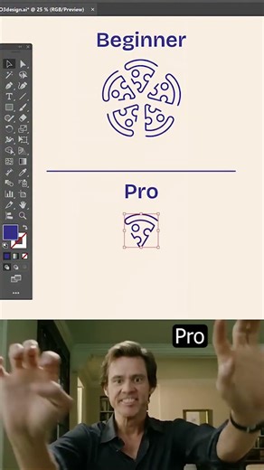 Beginner Vs Pro tutorial #artist #art #designer #graphicdesign #photoshop #tips